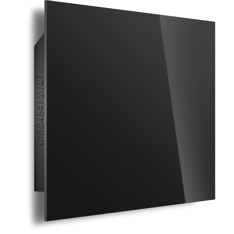 HYBRID 550 negra panel calefactor eléctrico