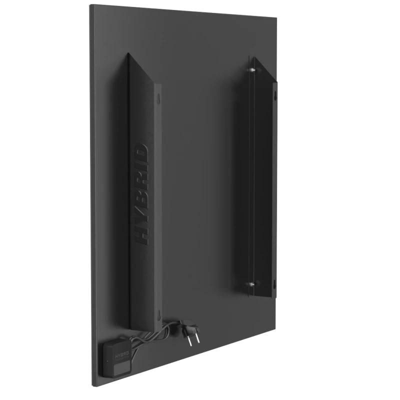 HYBRID 375 negra panel calefactor eléctrico