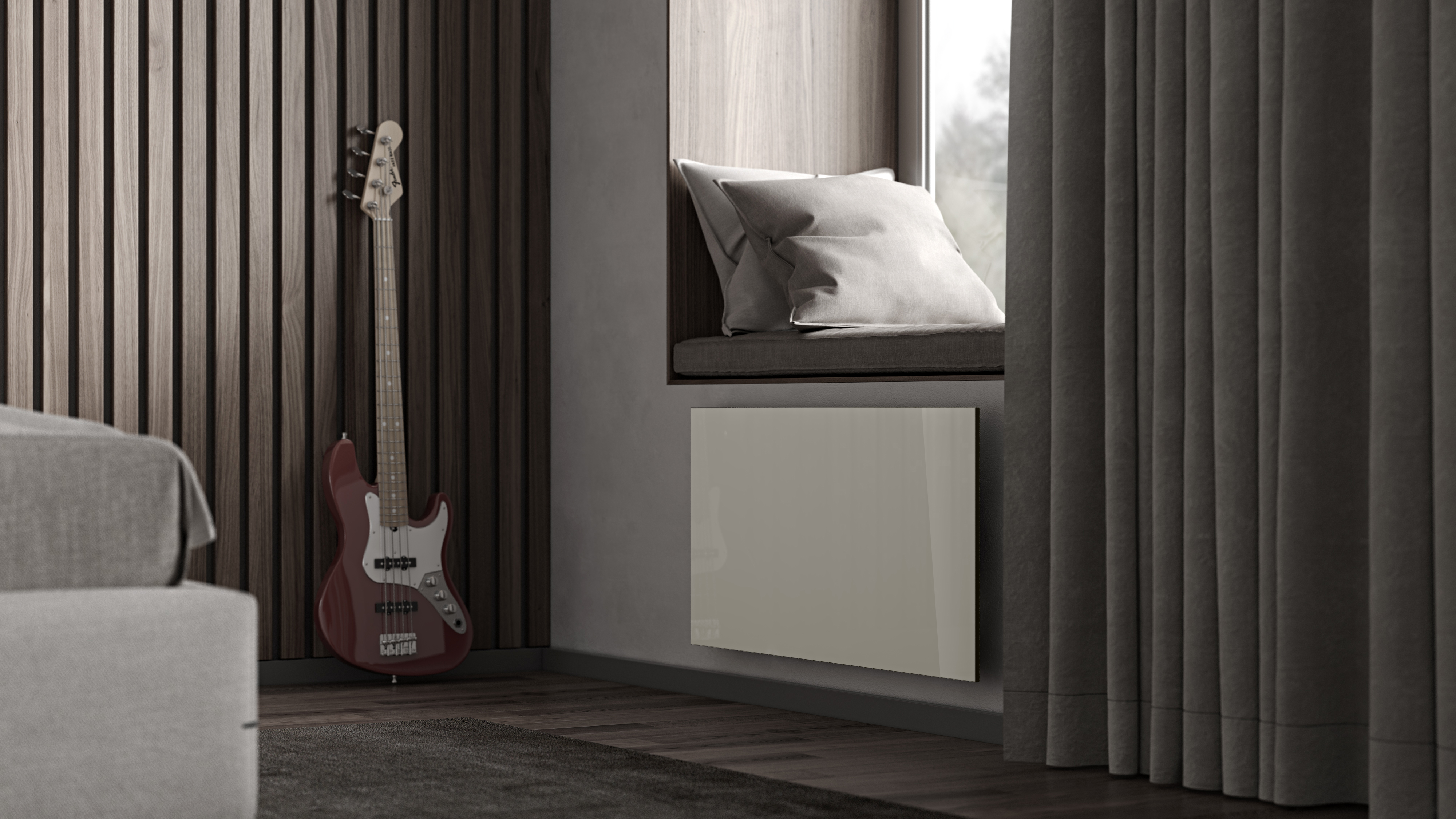 Detalle del panel cerámico